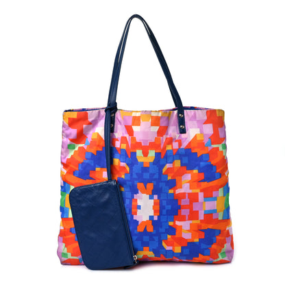 Chanel Nylon Printed CC Tote Multicolor 1 of 10