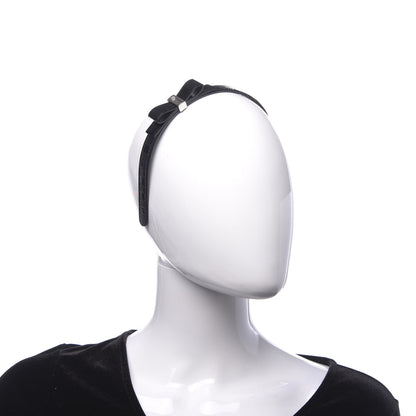 Gucci Patent Guccissima Childrens Interlocking G Bow Headband Black 2 of 5