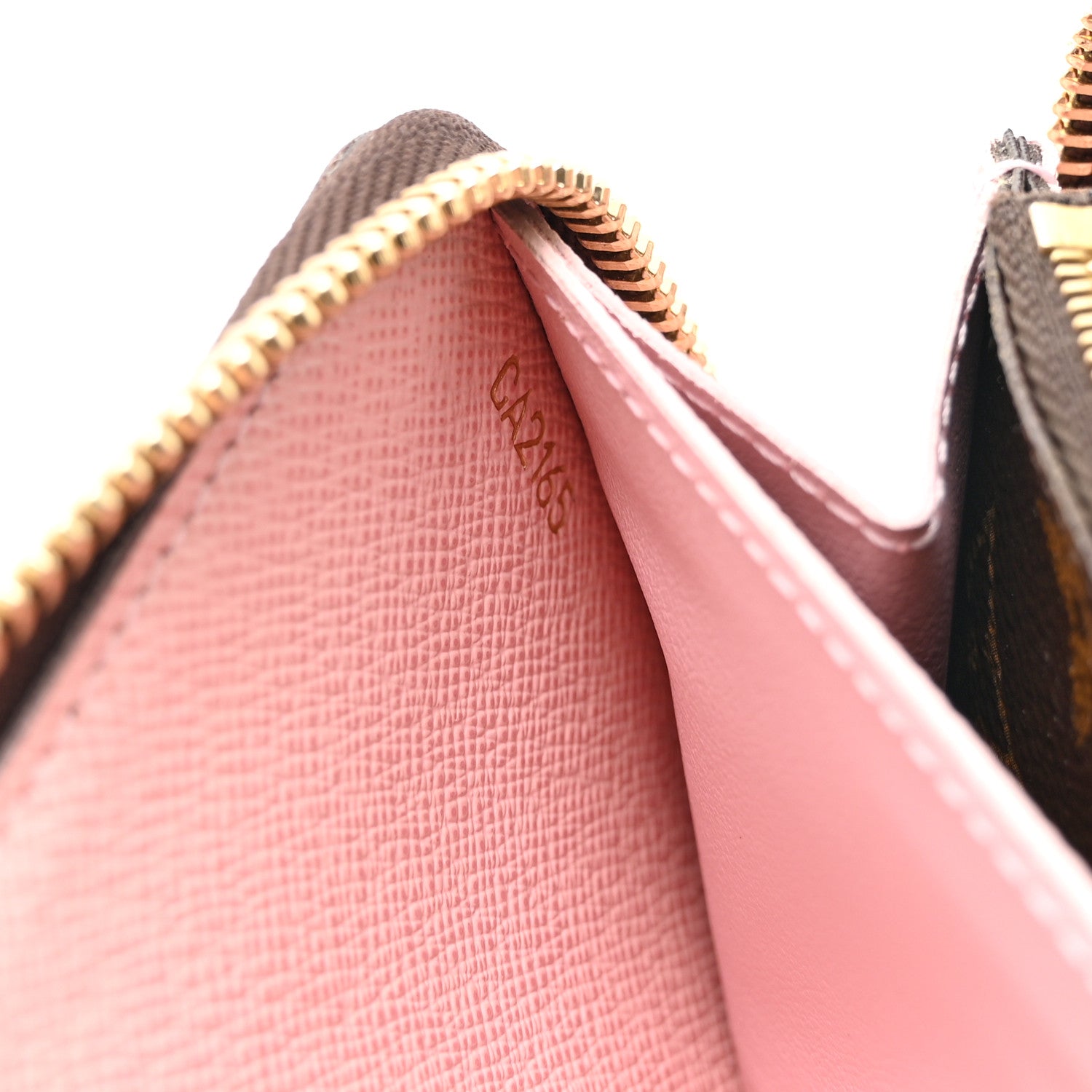 Louis Vuitton Monogram Clemence Wallet Rose Ballerine 7 of 8