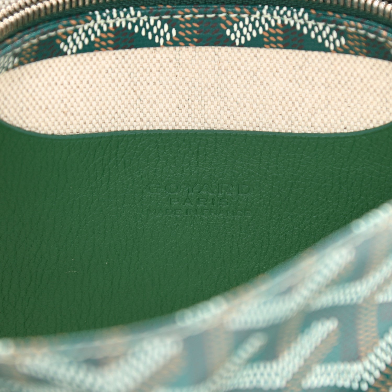 Goyard Goyardine Plumet Wallet Clutch Green 8 of 10