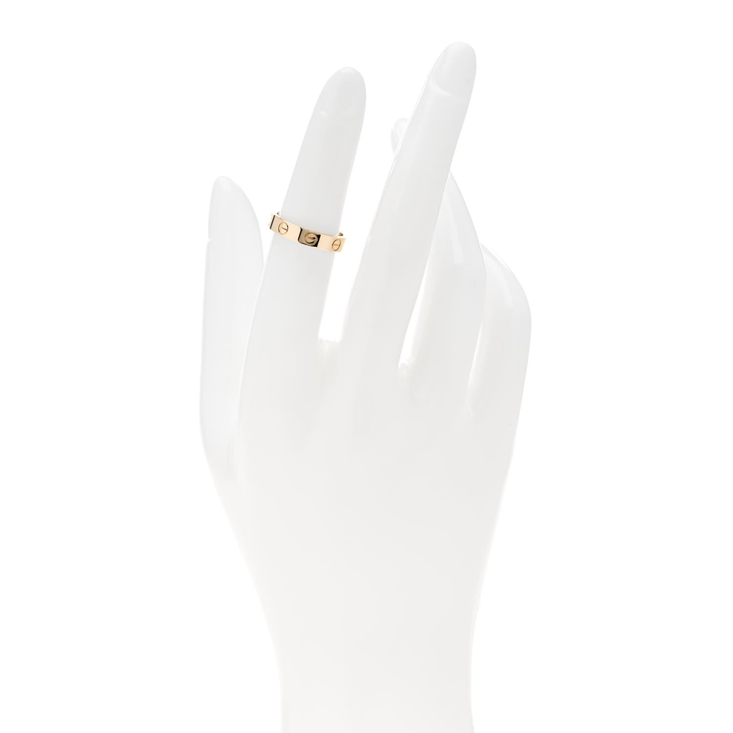 Cartier 18K Yellow Gold 3.5mm LOVE Wedding Band Ring 49 5 2 of 5