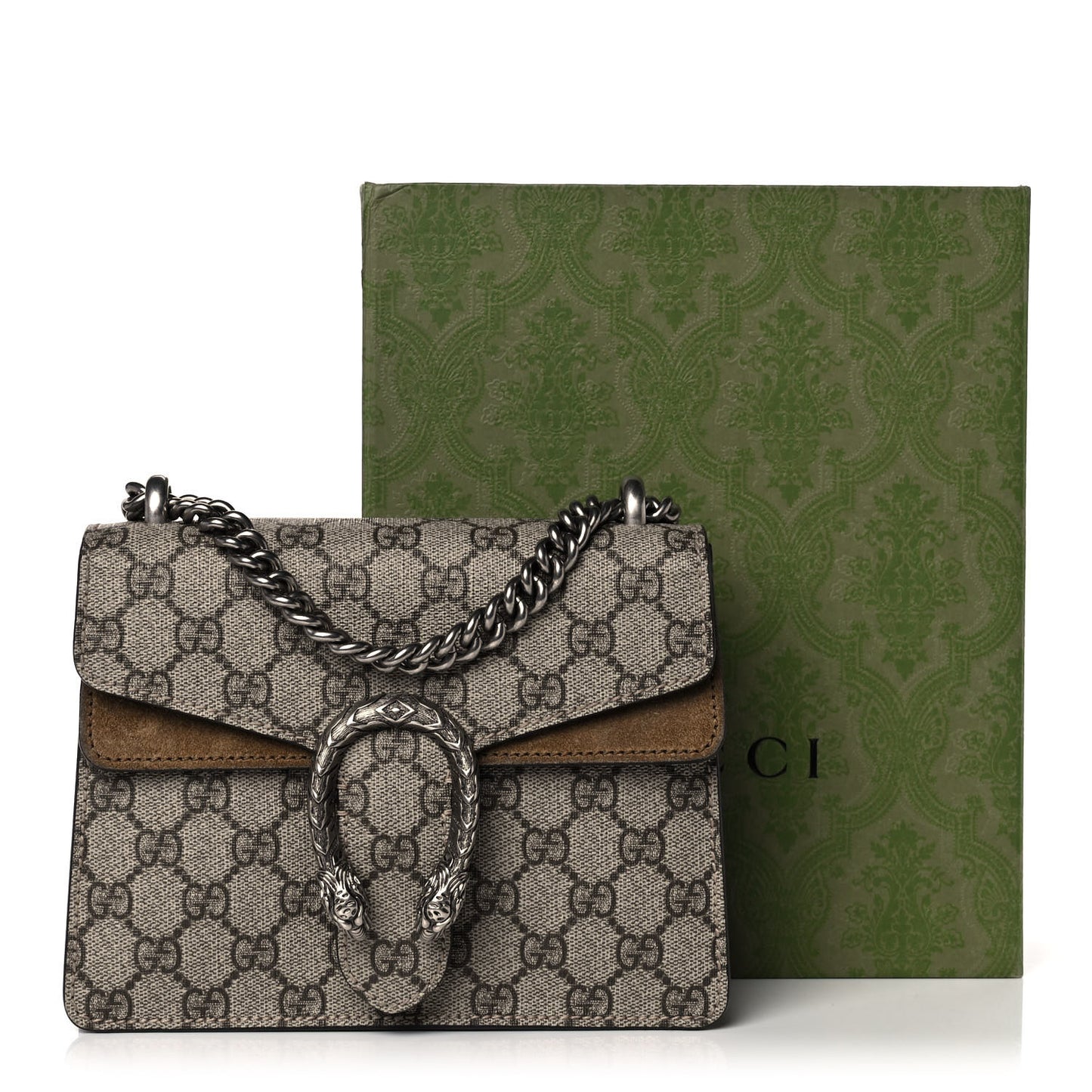 GG Supreme Monogram Mini Dionysus Shoulder Bag Taupe