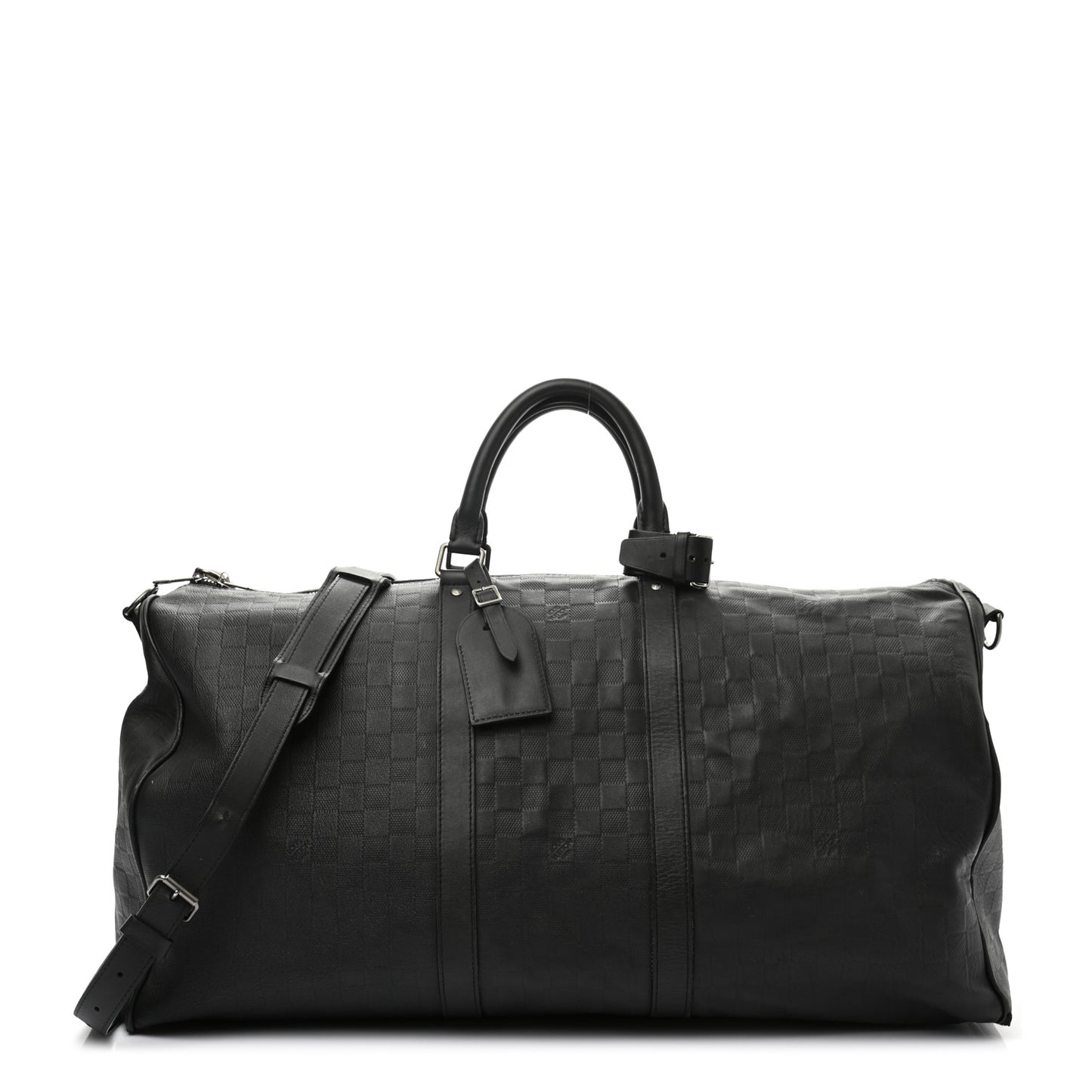 Damier Infini Keepall Bandouliere 55 Onyx