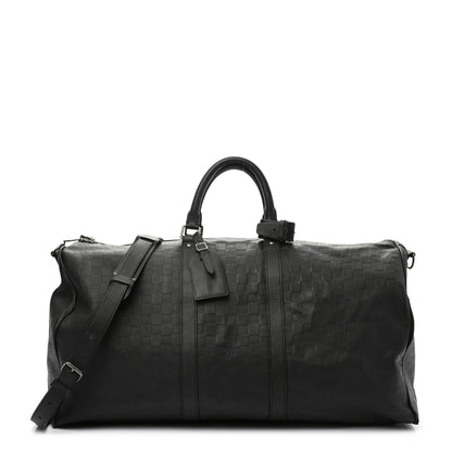 Louis Vuitton Damier Infini Keepall Bandouliere 55 Onyx 1 of 17