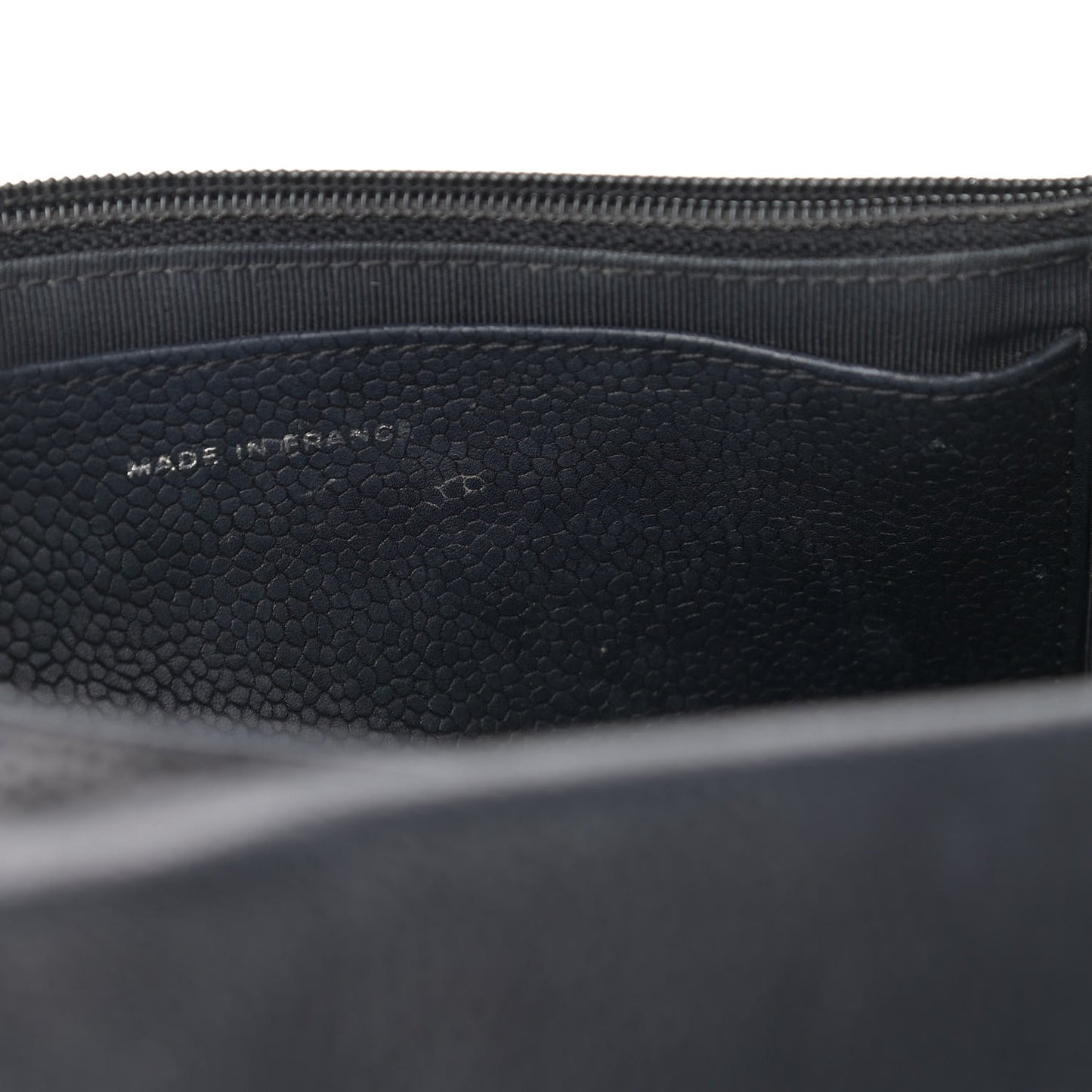 Caviar Half Moon Wallet On Chain WOC Black