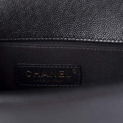 Chanel Caviar Quilted Small Boy Flap Black 8 of 10