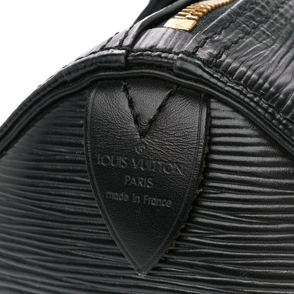 Louis Vuitton Epi Speedy 25 Black 9 of 16