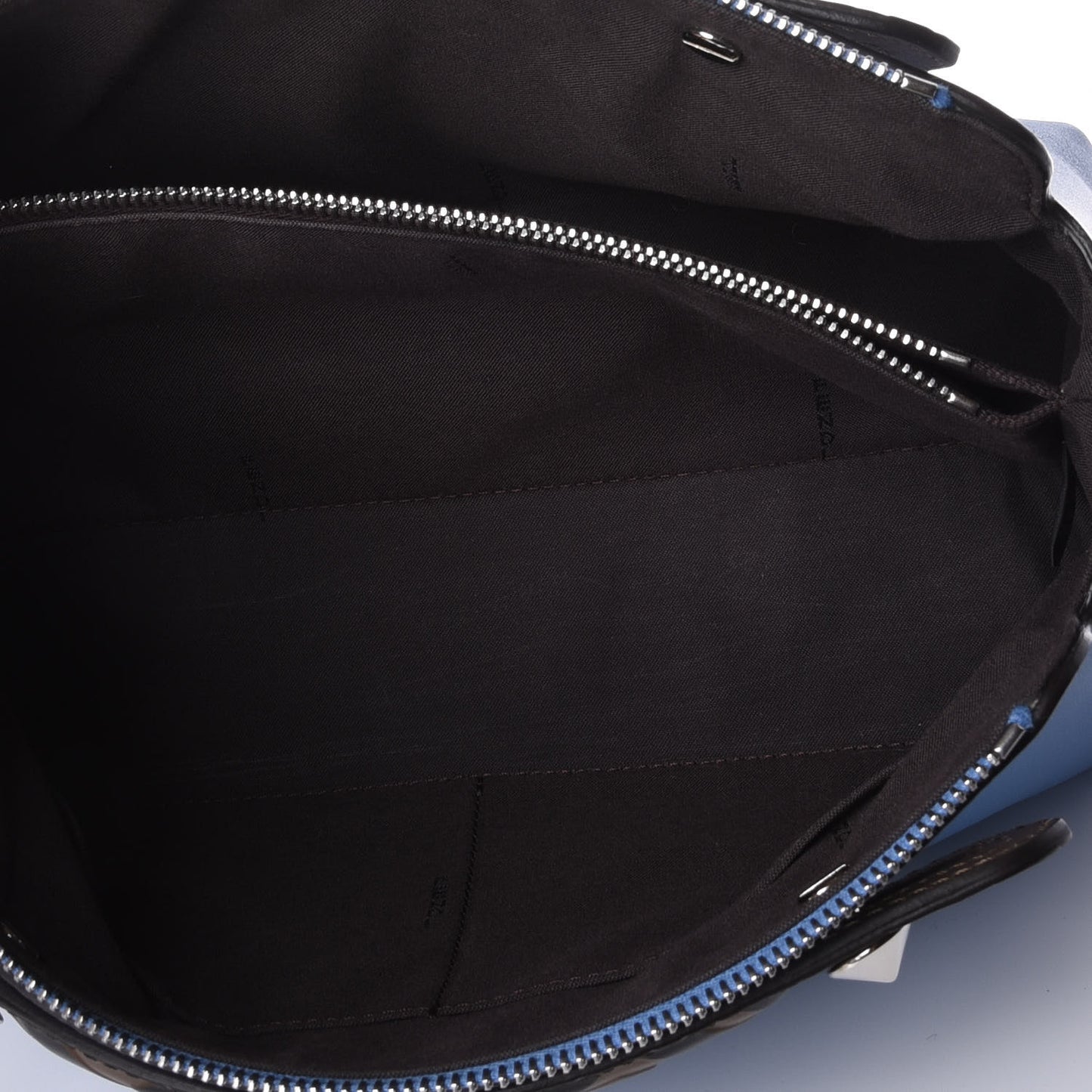 Vitello Dolce Bi-Color FF 1974 Embossed Medium By The Way Boston Bag Nebula Maya Black