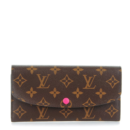Louis Vuitton Monogram Emilie Wallet Hot Pink 1 of 7