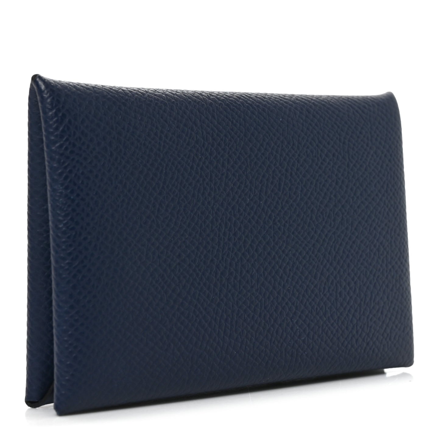 Epsom Calvi Card Case Bleu Tie