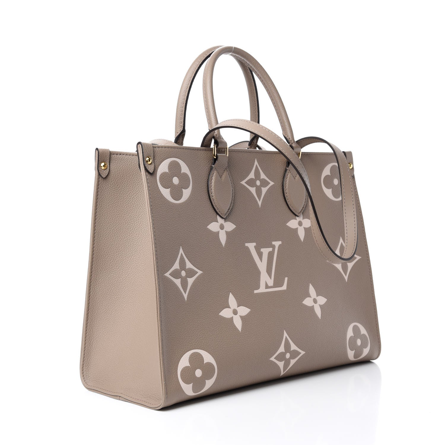 Louis Vuitton Empreinte Monogram Giant Onthego MM Tourterelle Creme 4 of 11
