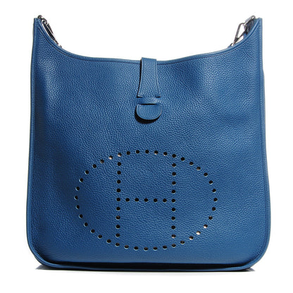 Hermes Taurillon Clemence Evelyne III TGM Bleu de Galice 1 of 14
