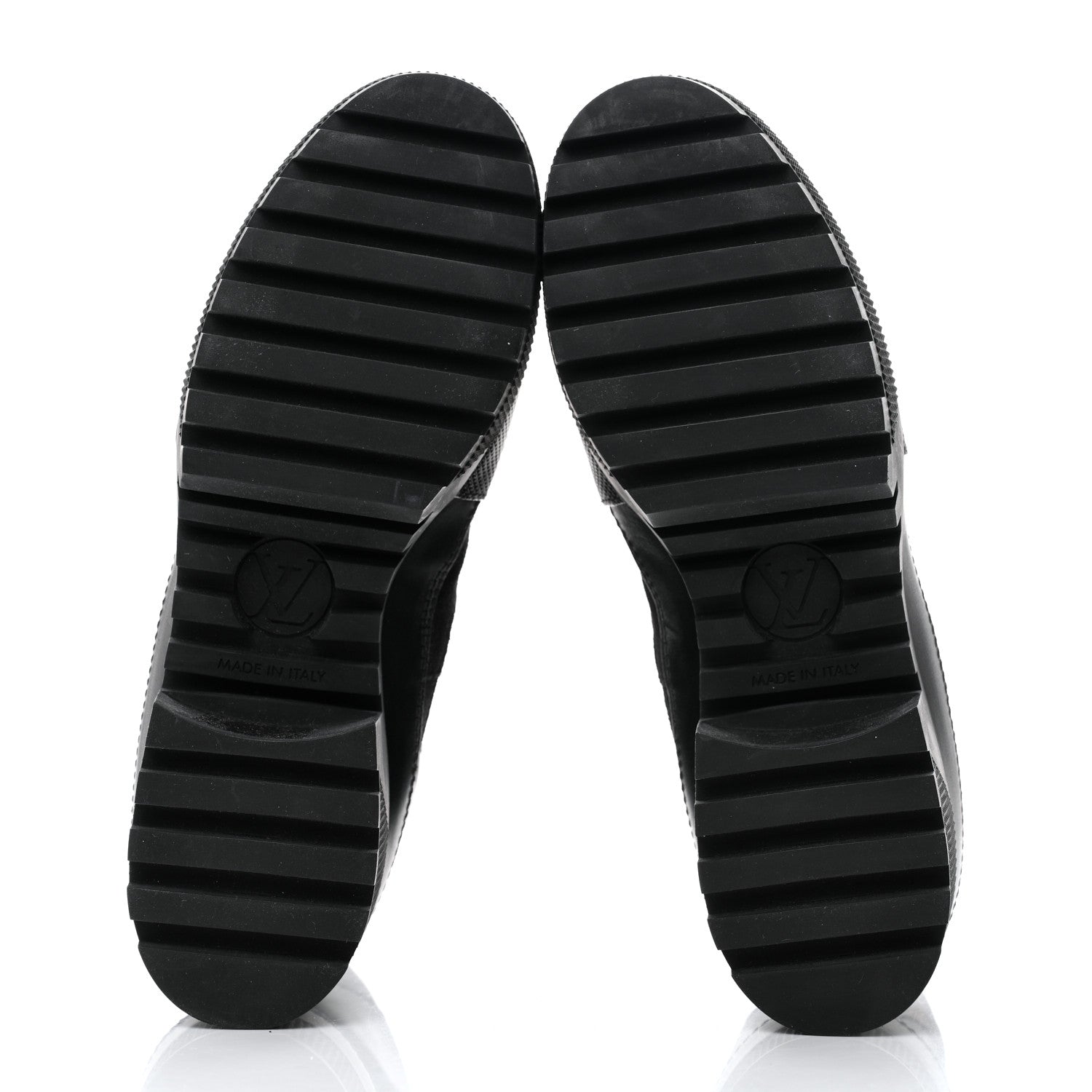 Louis Vuitton Suede Calfskin Monogram LV Black Heart Laureate Platform Desert Boots 38 Black 5 of 8