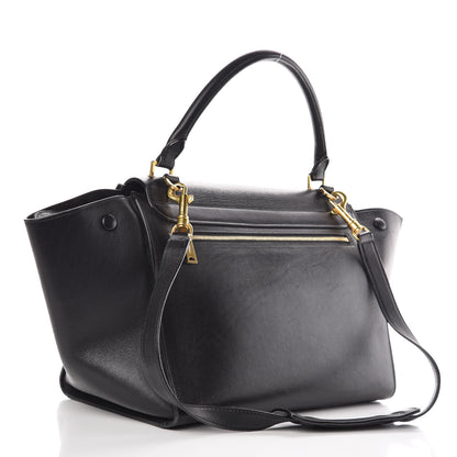 Celine Smooth Calfskin Medium Trapeze Black 4 of 27