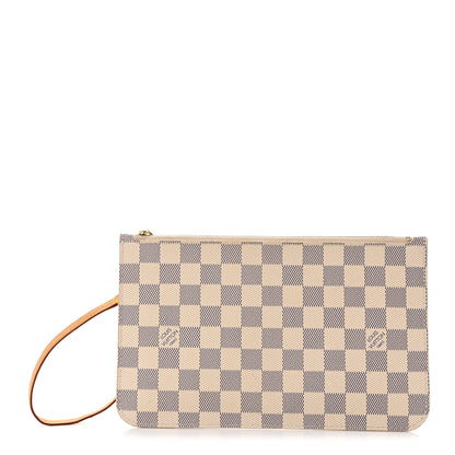 Louis Vuitton Damier Azur Neverfull MM GM Pochette 1 of 8