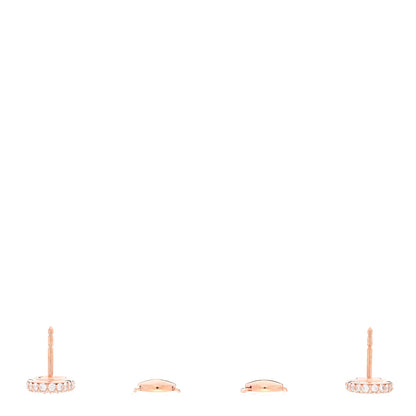 Hermes 18K Rose Gold Diamond New Farandole Earrings 3 of 5