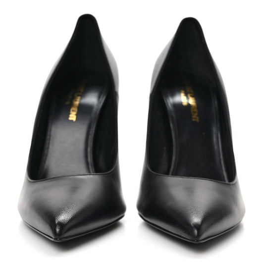 Calfskin Opyum 100 Pumps 38 Black