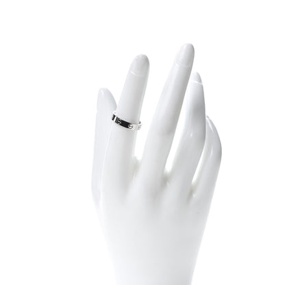 Cartier 18K White Gold 3.5mm LOVE Wedding Band Ring 51 5.75 2 of 5