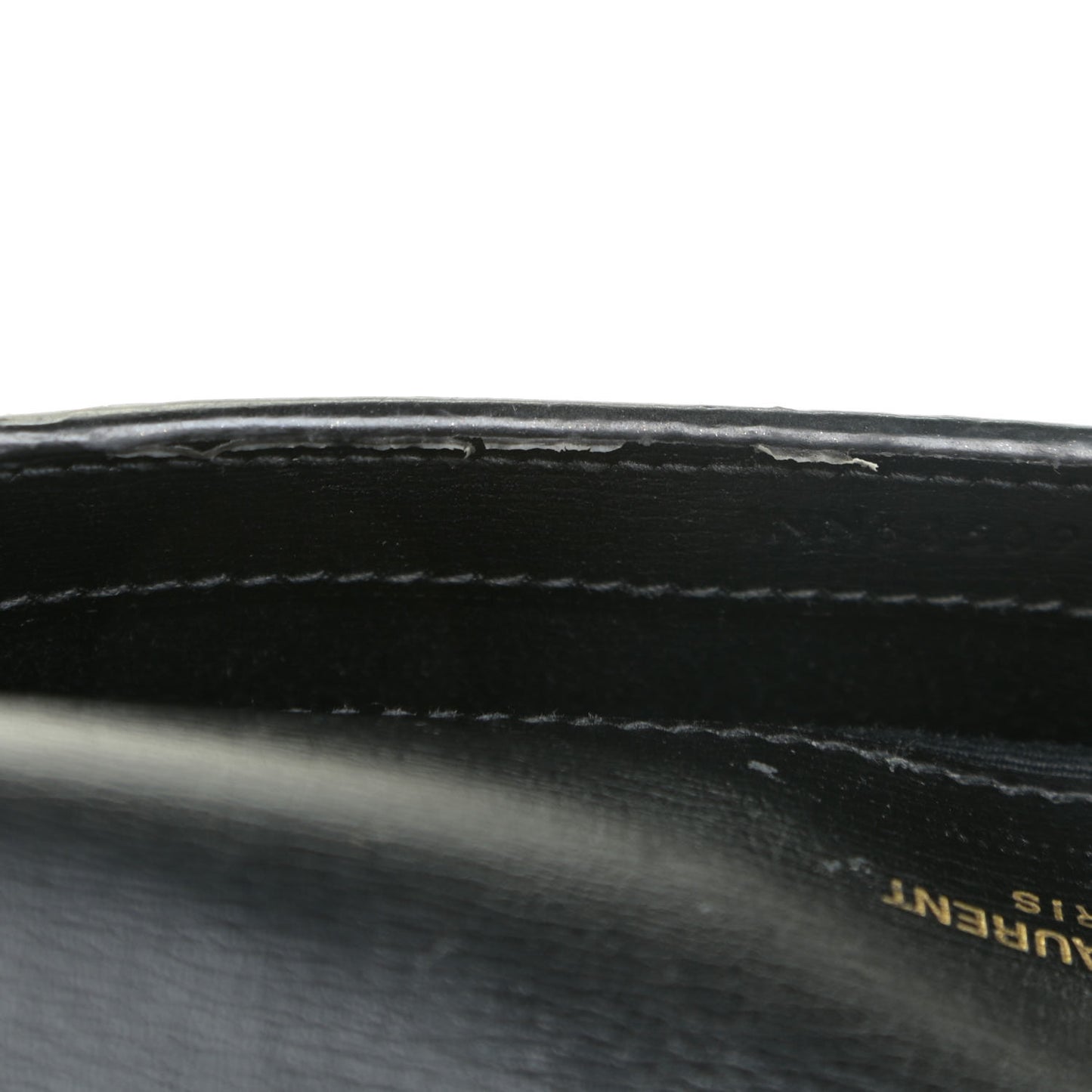 Smooth Calfskin Monogram Phone Holder Crossbody Black
