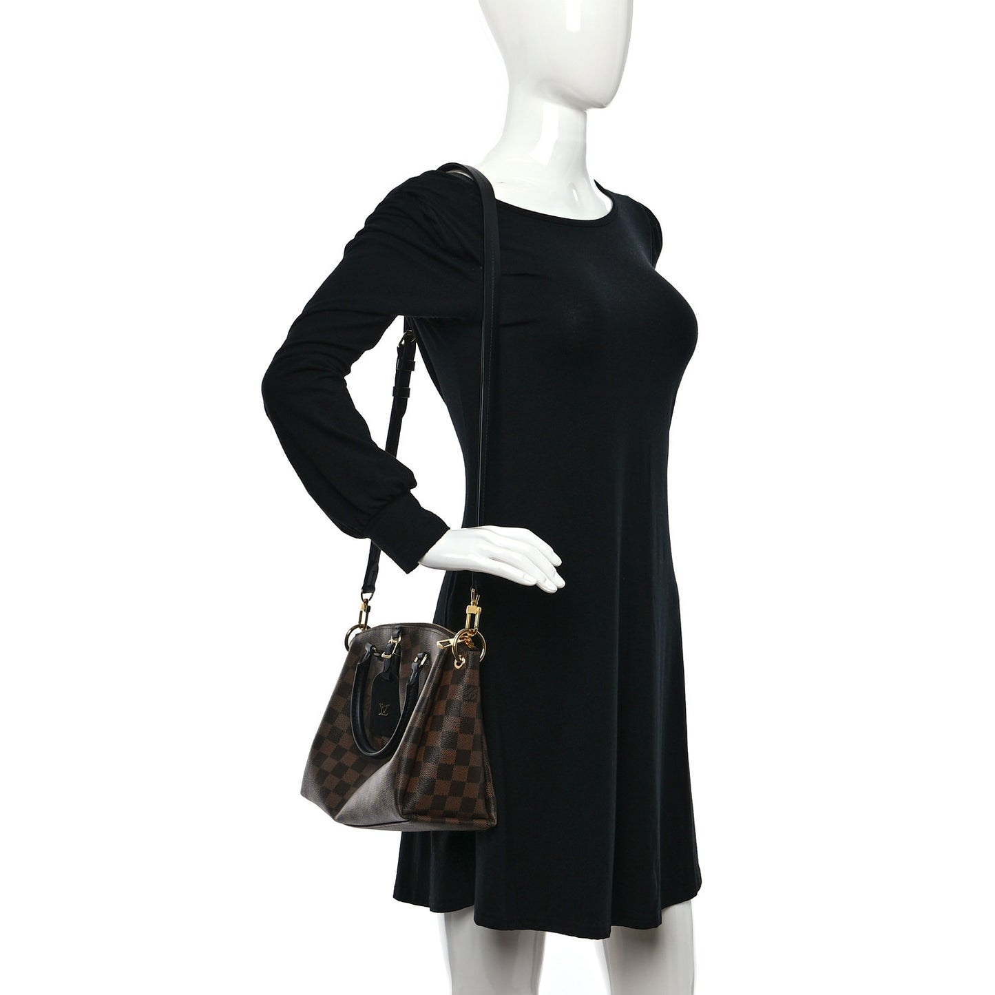 Damier Ebene Odeon Tote PM Black