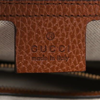 Gucci New Denim GG Monogram Dollar Calfskin Medium Jackie 1961 Tote Blue Tea Cuir Epilog 6 of 10