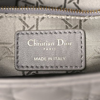 Christian Dior Lambskin Cannage Small My ABC Dior Lady Dior Grey 6 of 9