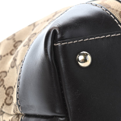 Gucci Monogram Small Lovely Heart Tote Dark Brown 12 of 13
