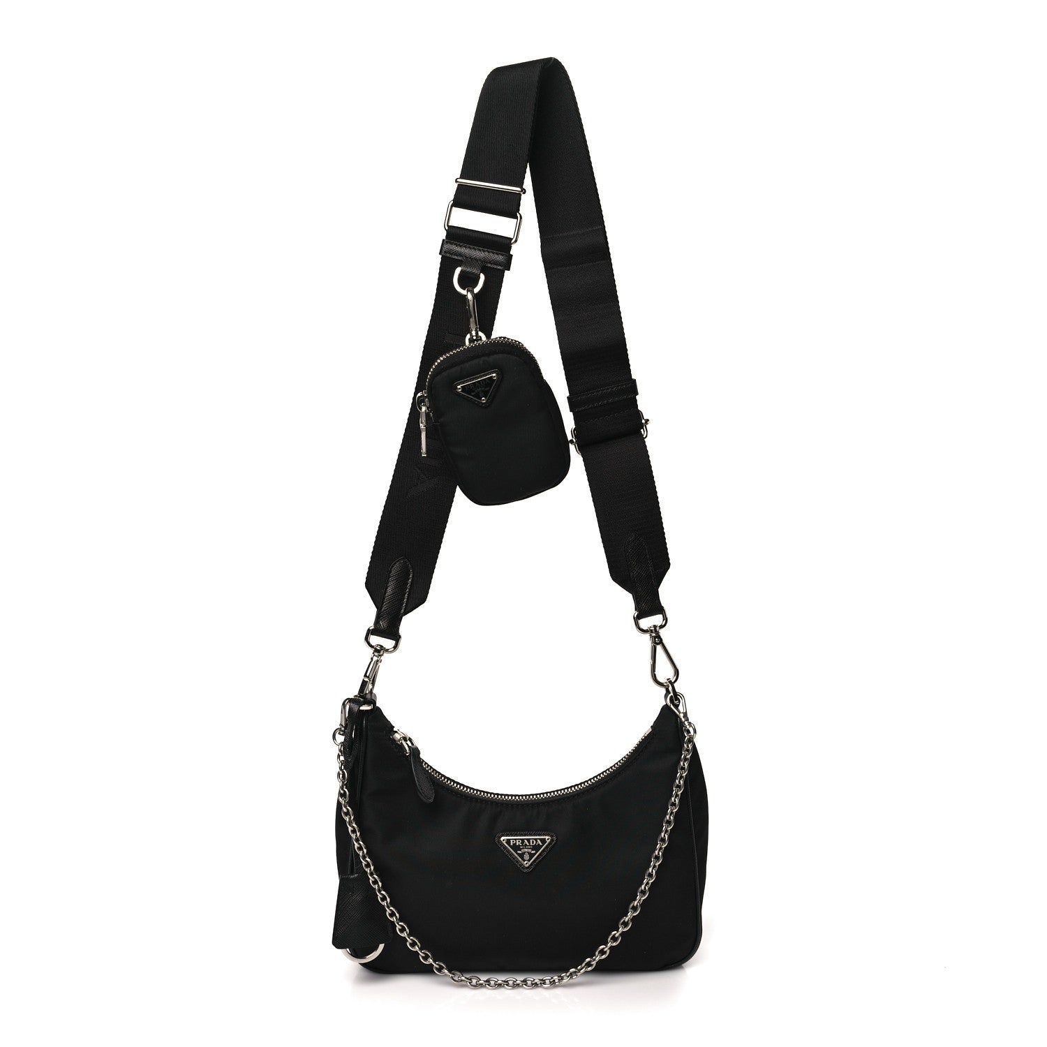 Prada Nylon Re-Edition 2005 Shoulder Bag Black 1 of 9
