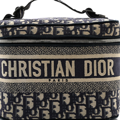 Christian Dior Oblique Diortravel Vanity Case Blue 8 of 12