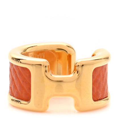Hermes Epsom Olympe Ear Cuff PM Orange 1 of 5