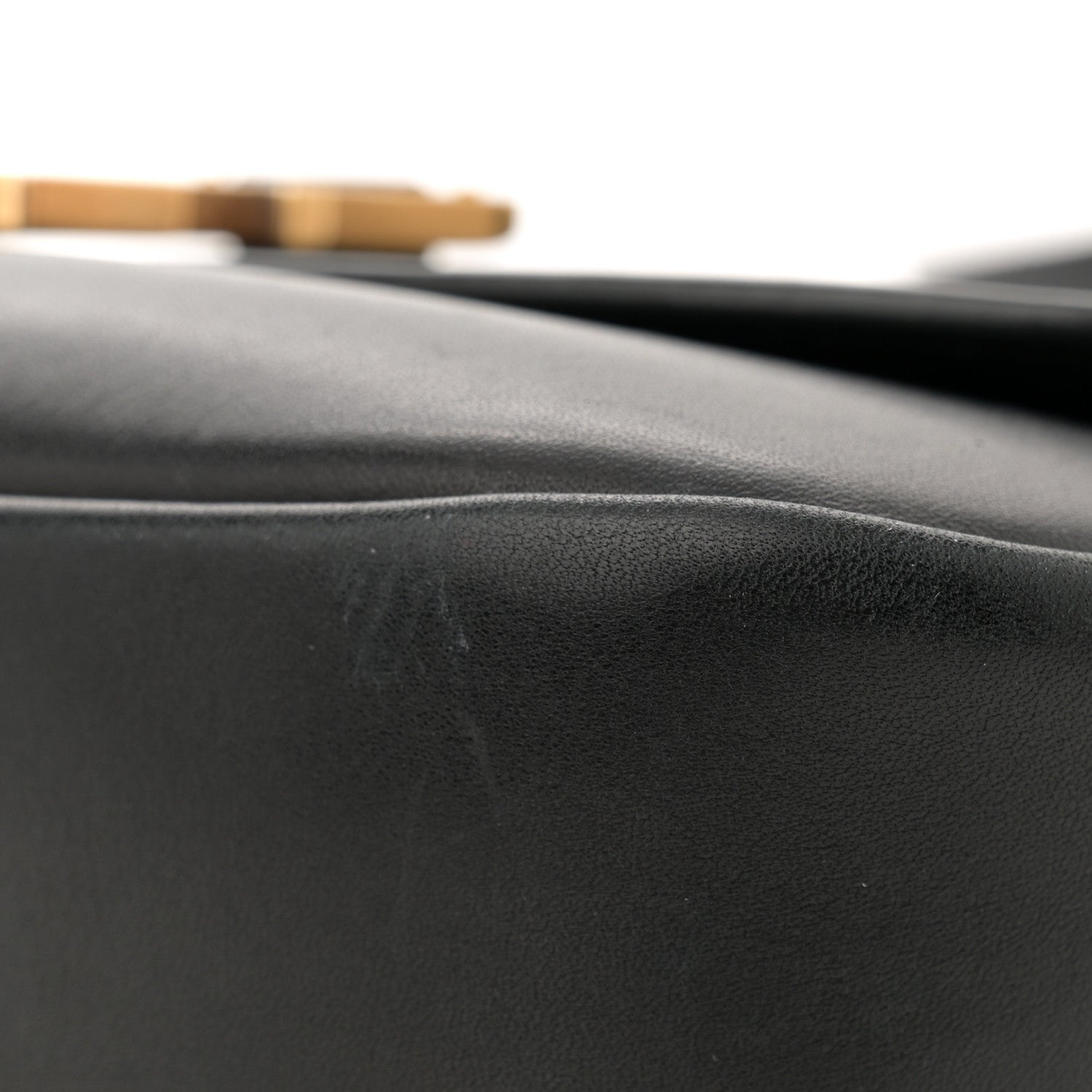 Saint Laurent Smooth Calfskin Monogram Medium Kaia Satchel Black 12 of 12