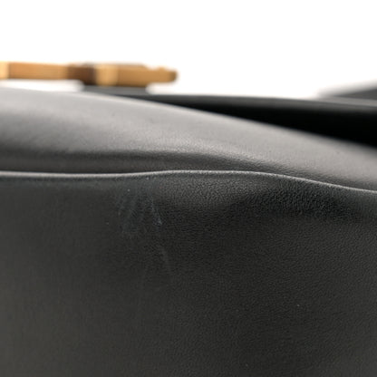 Saint Laurent Smooth Calfskin Monogram Medium Kaia Satchel Black 12 of 12