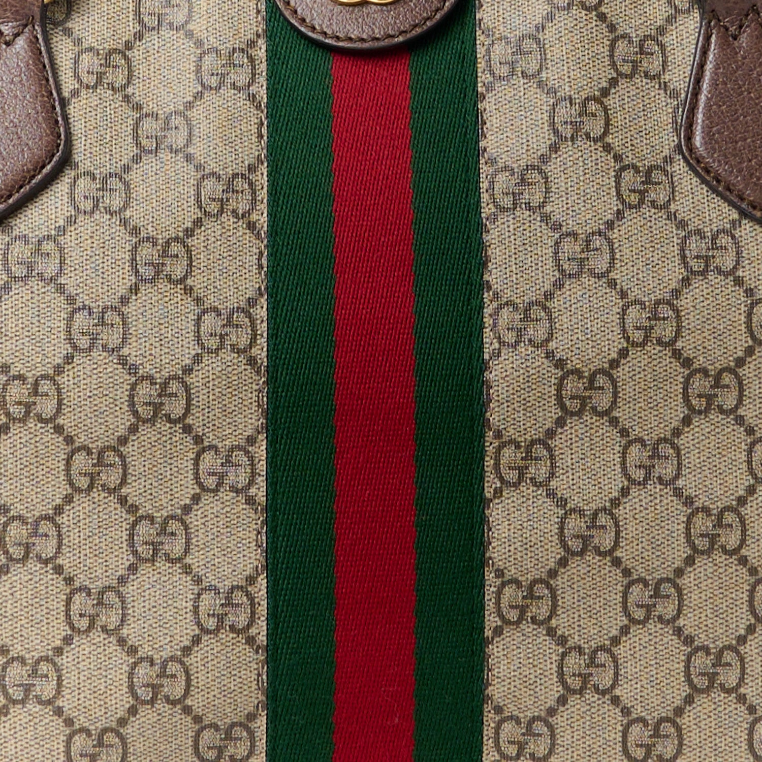 Gucci GG Supreme Monogram Medium Ophidia Shopping Tote Brown 10 of 18
