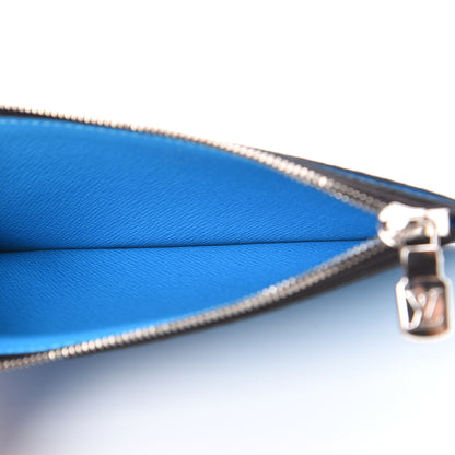 Louis Vuitton Taigarama Coin Card Holder Blue Lagoon 4 of 6