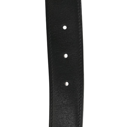 Hermes Box Togo 32mm H Belt 85 Black Gold 4 of 5