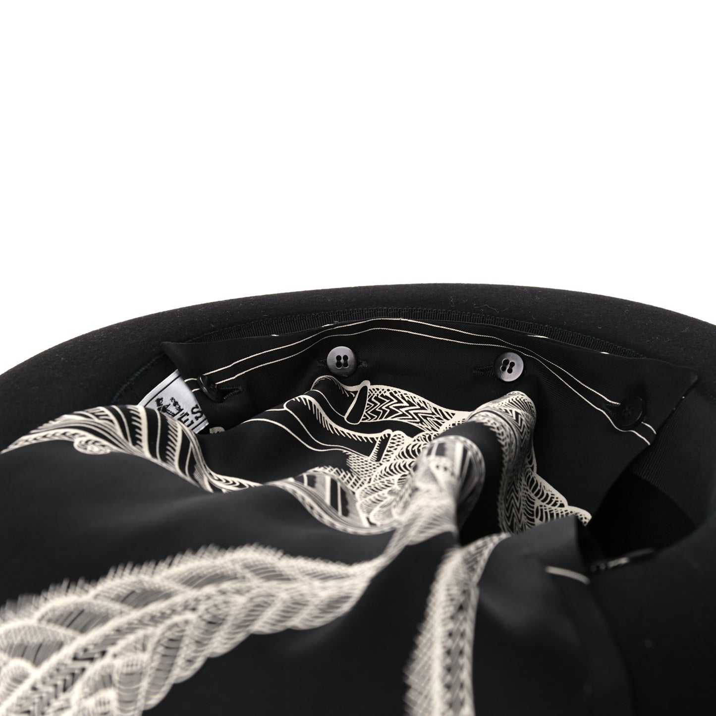 Feutre Silk Zouaves et Dragons Finesse Dahlia Hat Black