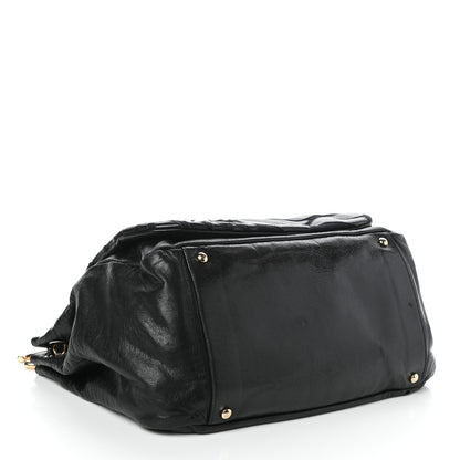 Chanel Lambskin Jersey Scales Flap Bag Black 4 of 11