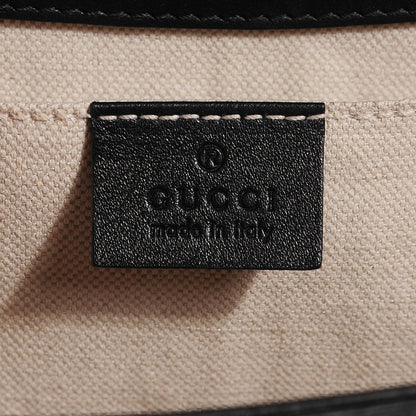 Gucci Guccissima Medium Emily Chain Shoulder Bag Black 6 of 7