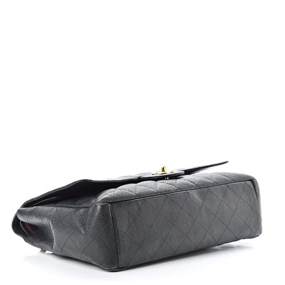 Chanel Caviar Quilted Maxi Double Flap Black 4 of 23
