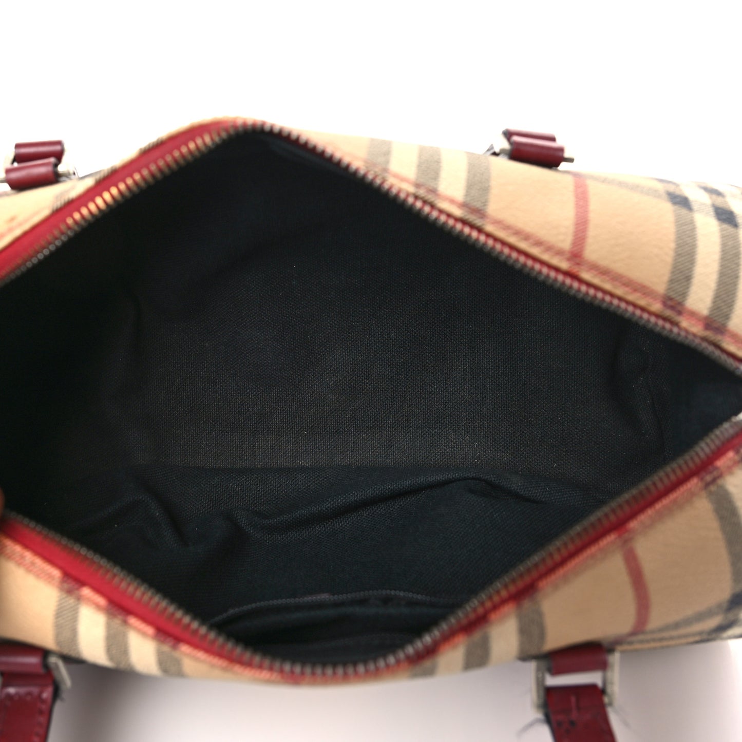 Haymarket Check Barrel Bag Brown