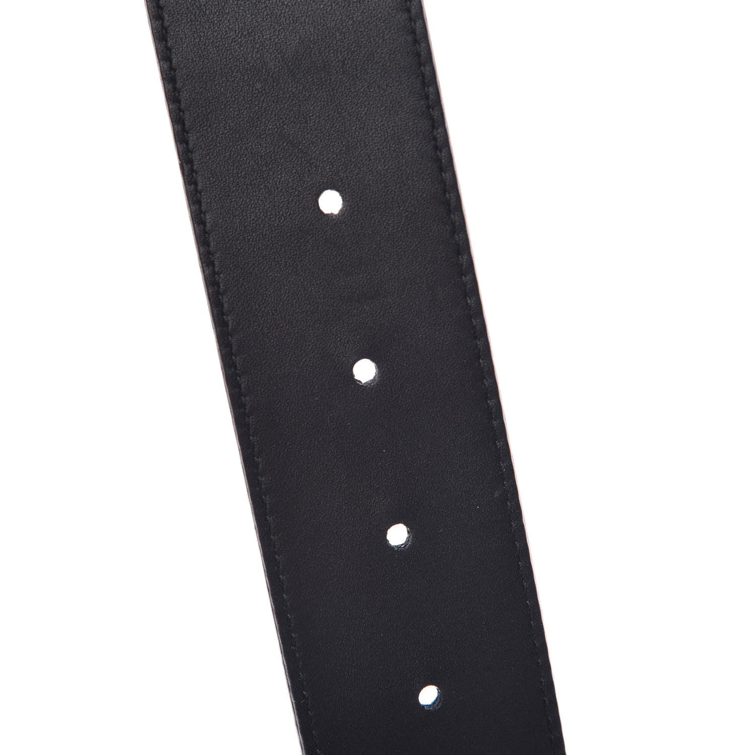Gucci Textured Calfskin Double G 40mm Belt 85 34 Black 5 of 6
