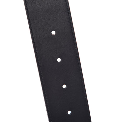 Gucci Textured Calfskin Double G 40mm Belt 85 34 Black 5 of 6
