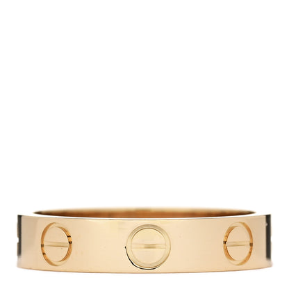 Cartier 18K Yellow Gold 5.5mm LOVE Ring 53 6.5 3 of 5