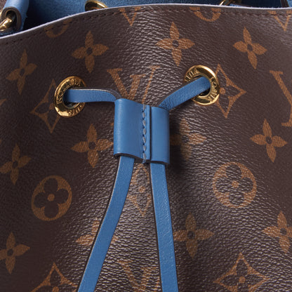 Louis Vuitton Monogram Neonoe MM Blue Jean 6 of 8