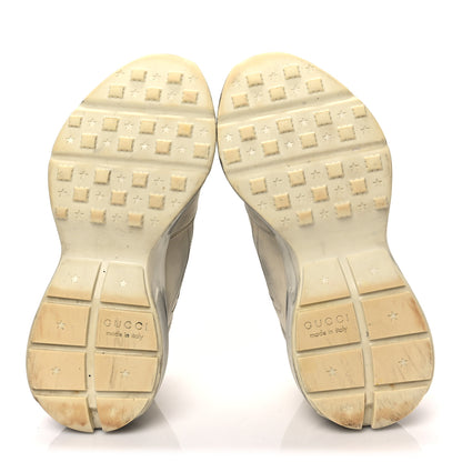 Gucci Calfskin Mouth Print Womens Rhyton Sneakers 39 Ivory 5 of 6