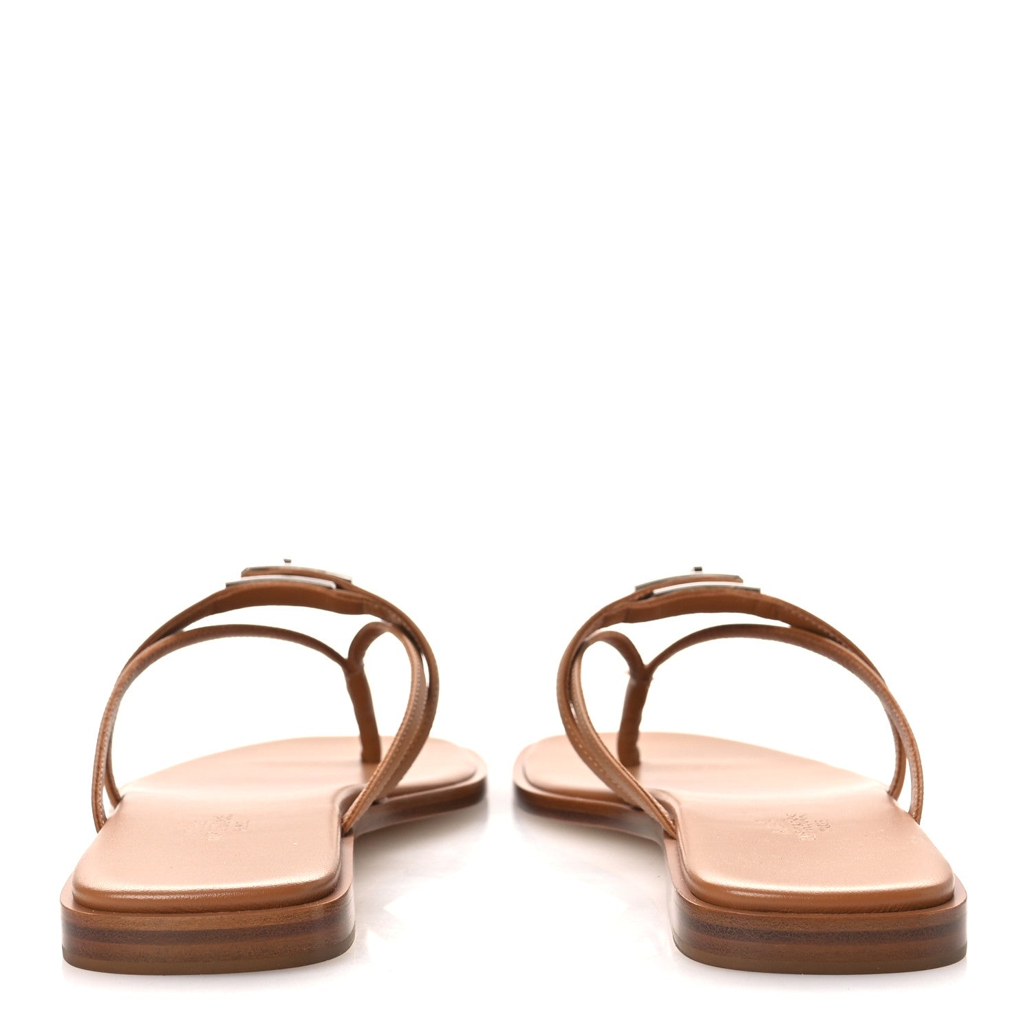 Hermes Calfskin Miss Sandals 39 Naturel 6 of 13