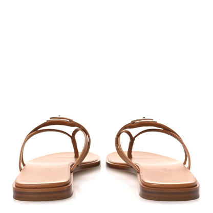 Hermes Calfskin Miss Sandals 39 Naturel 6 of 13