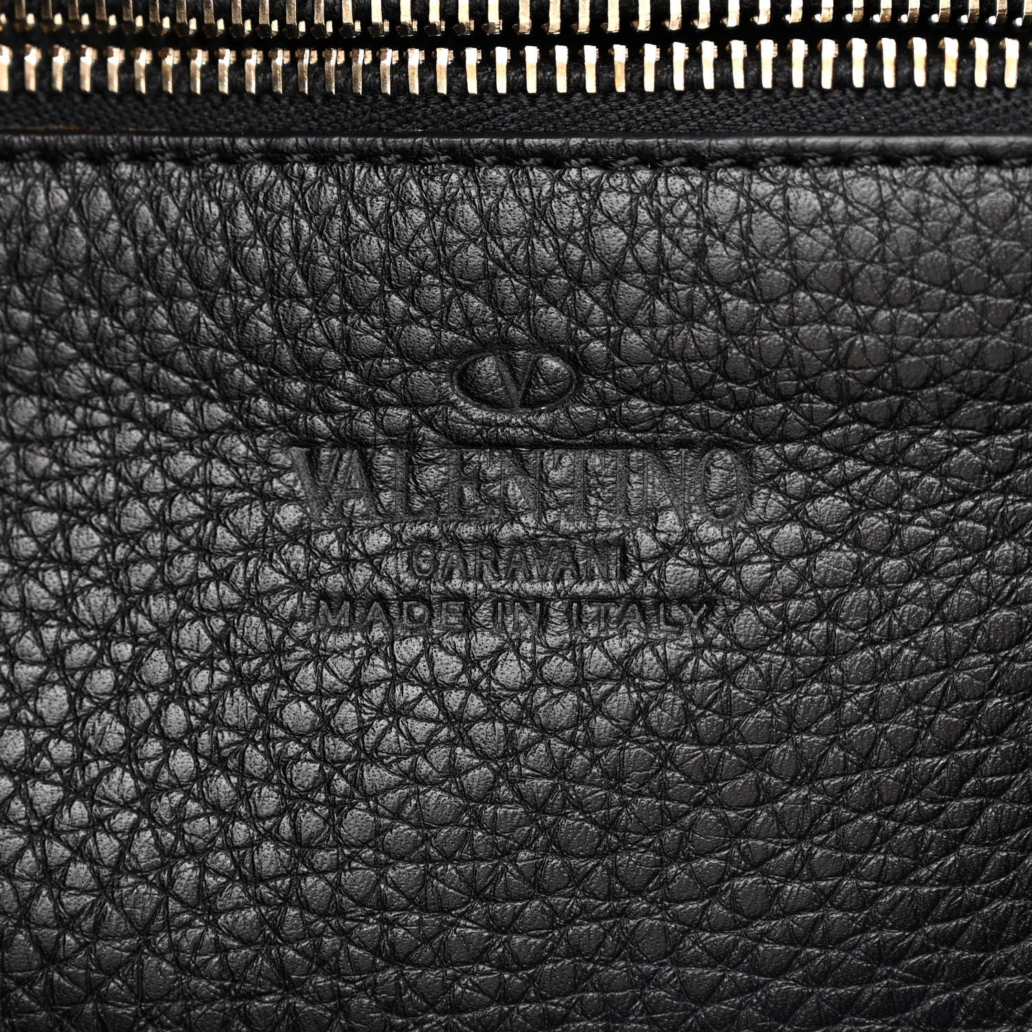 Valentino Garavani Pebbled Calfskin Small Rockstud Flip-Lock Messenger Bag Black 6 of 13