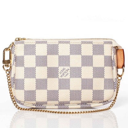 Louis Vuitton Damier Azur Mini Pochette Accessories 1 of 9