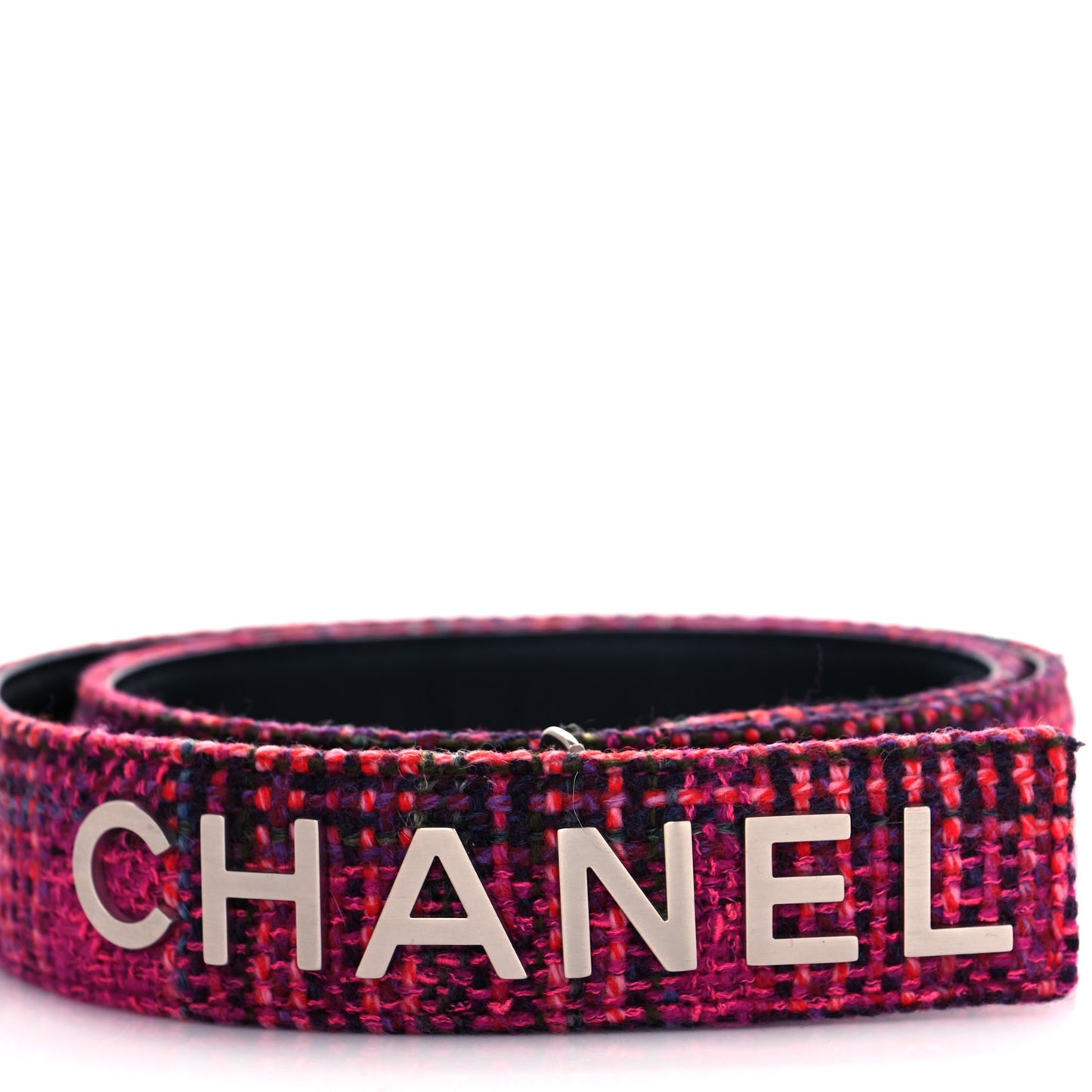 Tweed Logo Belt 80 32 Multicolor